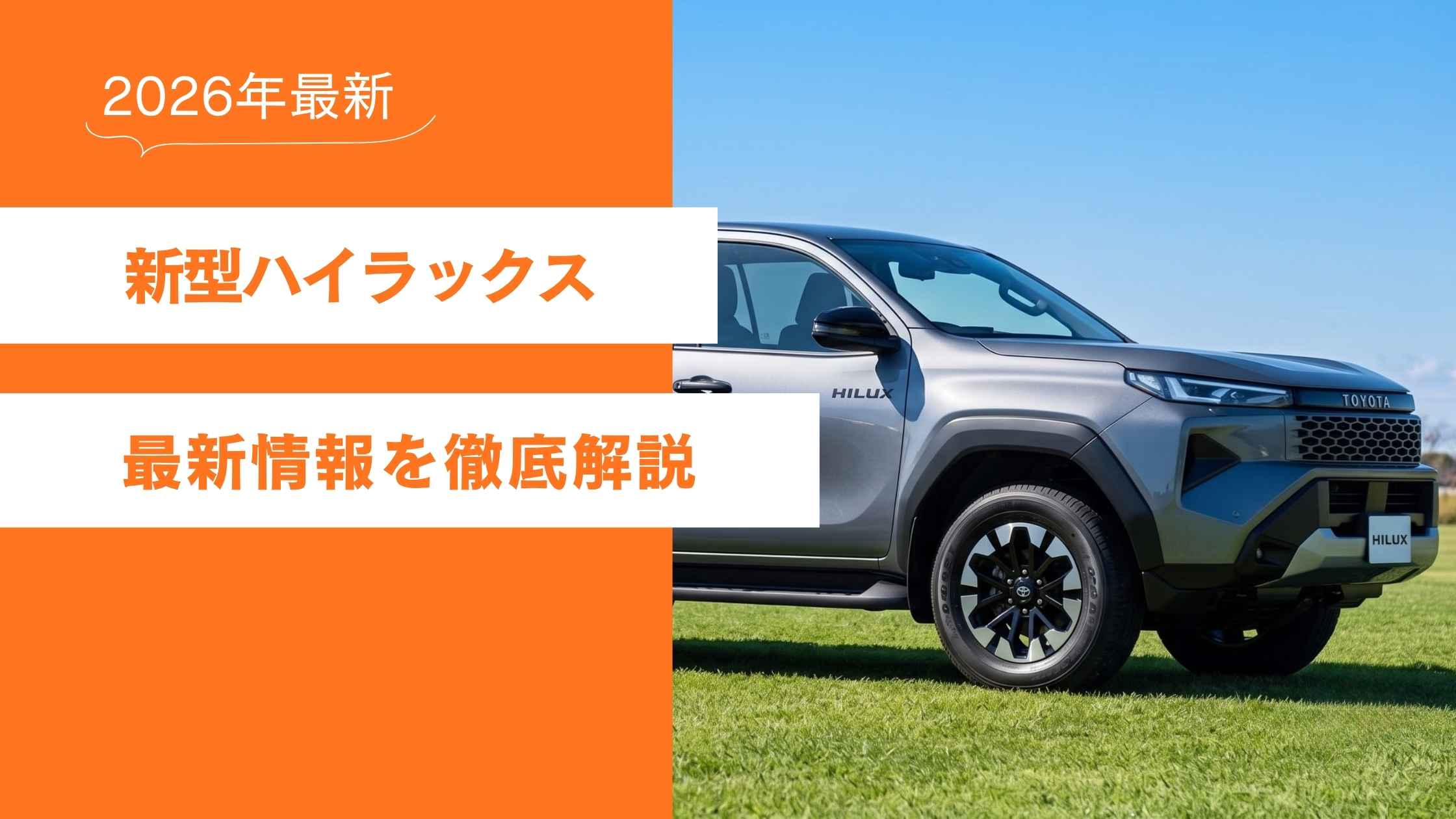 新型　ハイラックス　2026